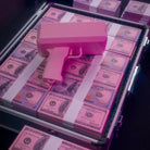 Series 2000 $100 Full Print Pink Money Stack - Prop Movie Money