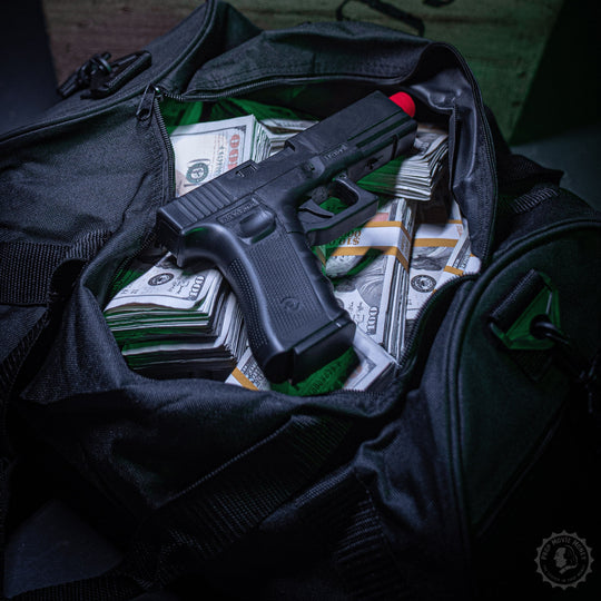 9" Glock Prop Gun - Prop Movie Money