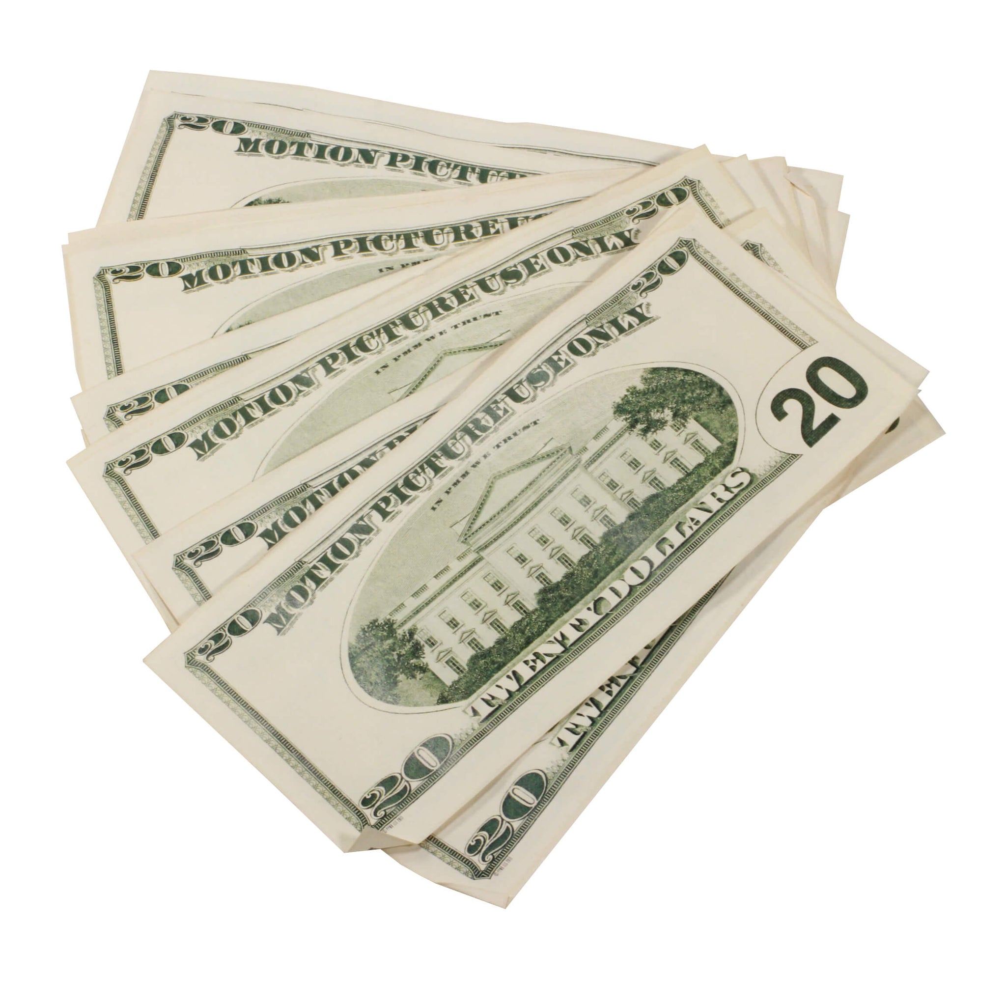 Money Prop - Series 2000 $20's Crisp New $2,000 Full Print Stack