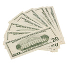 2000 Series $20,000 Full Print Fold Bundle - Prop Movie Money