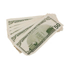 2000 Series $50,000 Aged Full Print Prop Money Package - Prop Movie Money