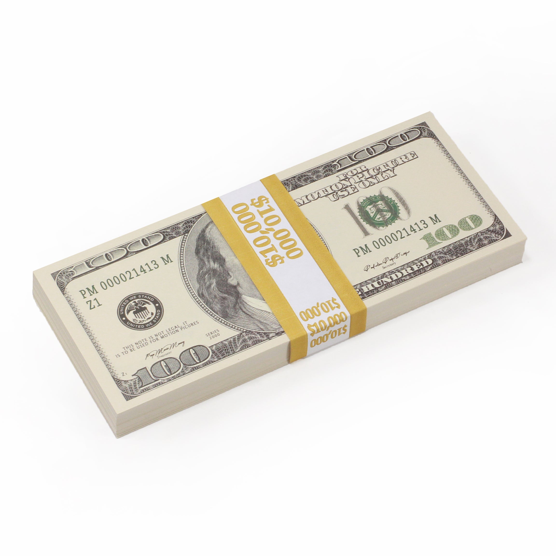 2000 Series $500,000 Blank Filler Prop Money Briefcase - Prop Movie Money