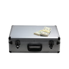 2000 Series $750,000 Blank Filler Stacks with Silver Aluminum Case - Prop Movie Money