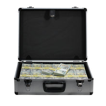 Load image into Gallery viewer, New Series $750,000 Blank Filler Stacks with Silver Aluminum Case - Prop Movie Money