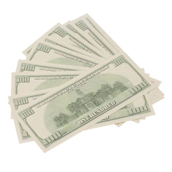 2000 Series $1,000,000 Full Print Prop Money Bundle - Prop Movie Money
