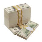 2000 Series $100,000  Blank Filler Prop Money Bundle - Prop Movie Money