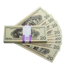 Harriet Tubman $20s x 100 Full Print Commemorative Bills - Prop Movie Money