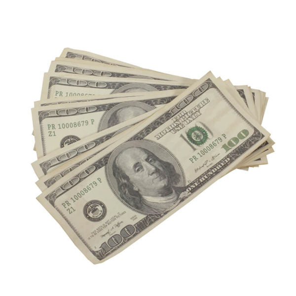 2000 Series $500,000 Aged Full Print Prop Money Bundle - Prop Movie Money