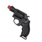 6" Black Snub Nose Revolver Pistol w/ Orange Tip - Prop Movie Money