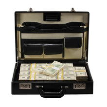 Load image into Gallery viewer, 2000 Series $500,000 Blank Filler Prop Money Briefcase - Prop Movie Money