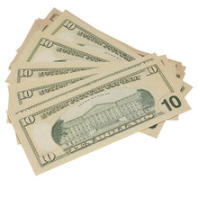 Load image into Gallery viewer, New Style $10 Full Print Prop Money Stack - Prop Movie Money