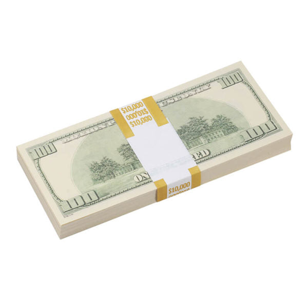 2000 Series $500,000 Blank Filler Prop Money Briefcase - Prop Movie Money