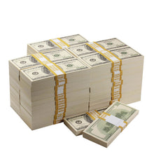 Load image into Gallery viewer, 2000 Series $500,000 Blank Filler Prop Money Bundle - Prop Movie Money