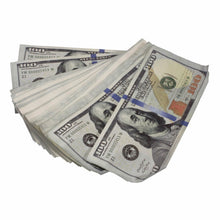Load image into Gallery viewer, New Style $1,000,000 Aged Blank Filler Duffel Bag - Prop Movie Money