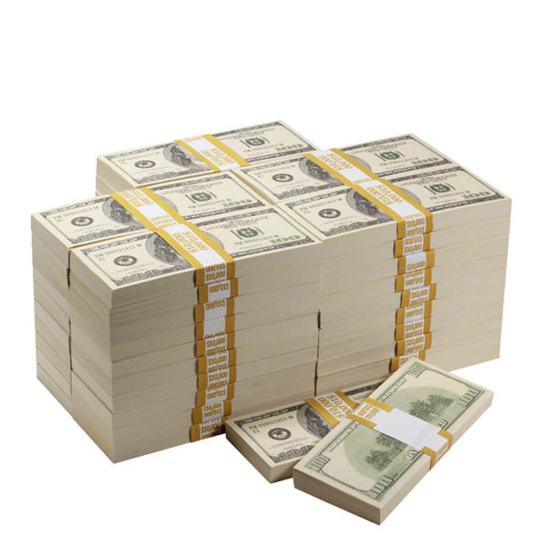 2000 Series $500,000 Full Print Prop Money Bundle - Prop Movie Money