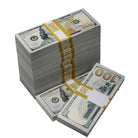 New Style $100,000 Full Print Prop Money Bundle - Prop Movie Money