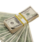 Mixed Series $100,000 Aged Full Print Prop Money Package - Prop Movie Money