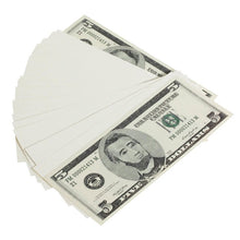 Load image into Gallery viewer, 2000 Series $5s Blank Filler $500 Prop Money Stack - Prop Movie Money
