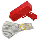 New Series $100 Full Print Stack with Money Gun - Prop Movie Money