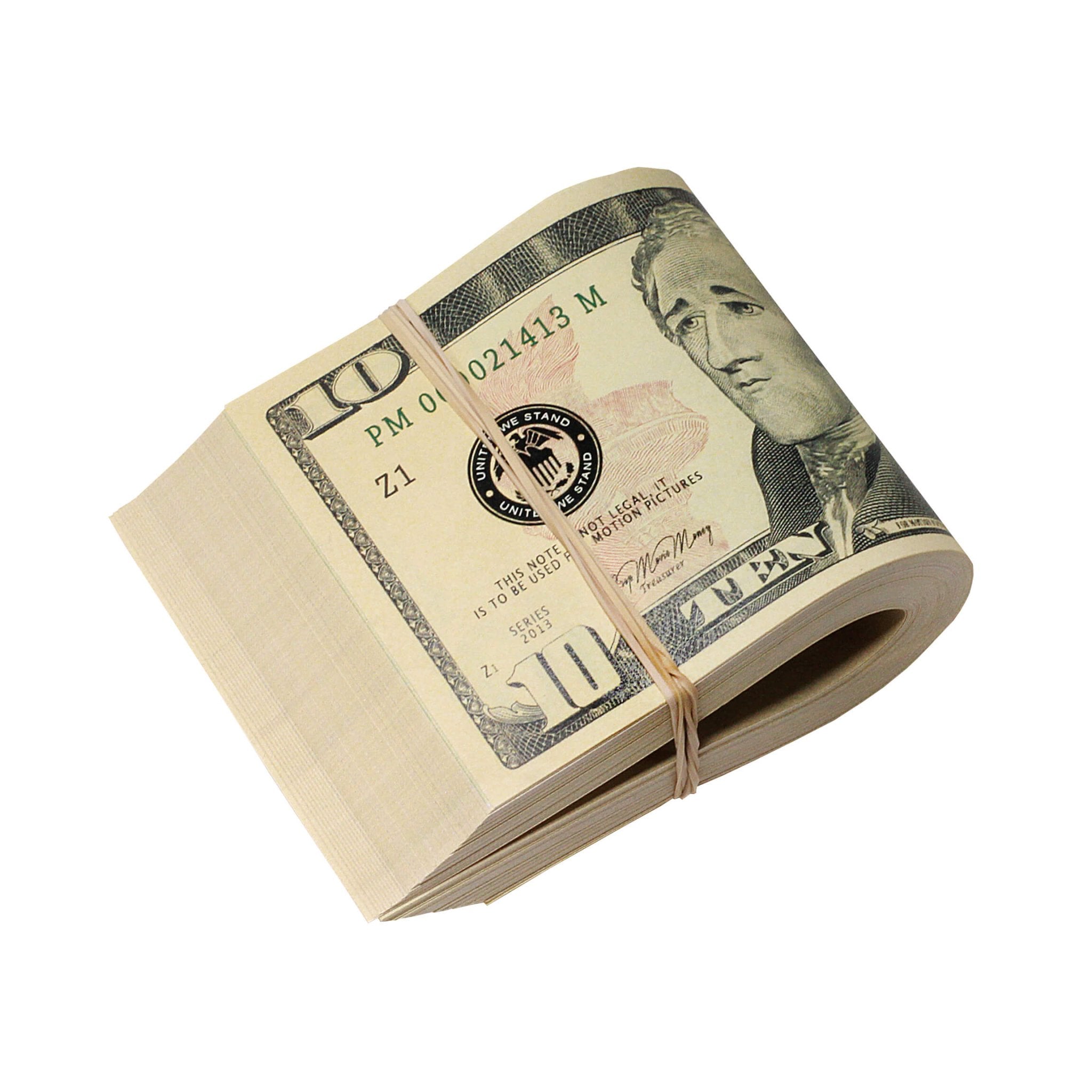 New Series $1,000 Blank Filler Fat Fold - Prop Movie Money