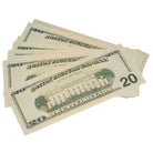 New Series $10,000 Full Print Fold Bundle - Prop Movie Money