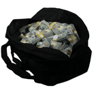 New Series $1,000,000 Aged Full Print Duffel Bag - Prop Movie Money