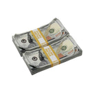 New Series $100s Aged $10,000 Full Print Prop Money Stack - Prop Movie Money