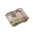 New Series $25,000 Aged Blank Filler Fat Fold Bundle - Prop Movie Money