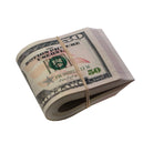 New Series $50,000 Full Print Fold Bundle - Prop Movie Money