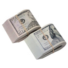 New Series Mix $15,000 Full Print Fold Prop Money Bundle - Prop Movie Money