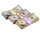 New Series Mix $17,000 Aged Full Print Prop Money Bundle - Prop Movie Money