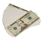 New Style $20s Blank Filler $2,000 Prop Money Stack - Prop Movie Money