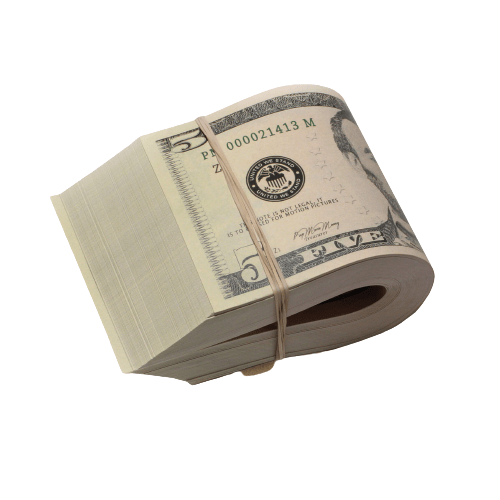 New Style $500 Full Print Fat Fold - Prop Movie Money