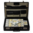 New Style $500,000 Blank Filler Prop Money Briefcase - Prop Movie Money