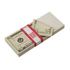 New Style $5s Blank Filler $500 Prop Money Stack - Prop Movie Money