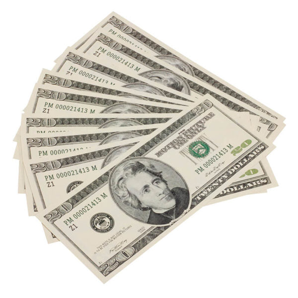 2000 Series Mix $18,500 Full Print Prop Money Package - Prop Movie Money