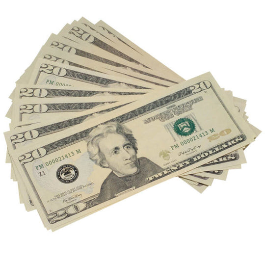 New Style Mix $17,000 Full Print Prop Money Package - Prop Movie Money
