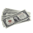 Series 1920's Vintage $1 Full Print $100 Prop Money Stack - Prop Movie Money