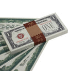 Series 1920's Vintage $1 Full Print $100 Prop Money Stack - Prop Movie Money