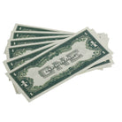 Series 1920's Vintage $1 Full Print $100 Prop Money Stack - Prop Movie Money