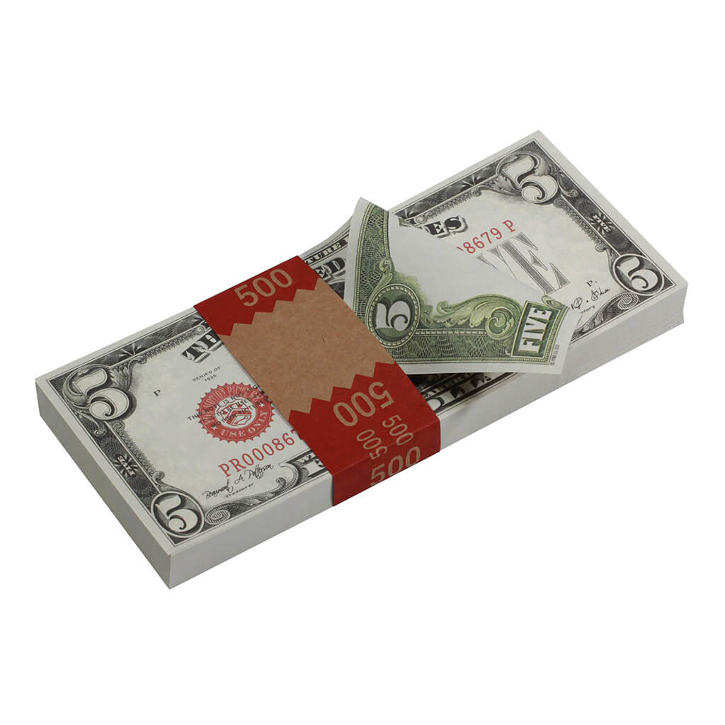 Series 1920's Vintage $18,800 Full Print Prop Money Stack Bundle - Prop Movie Money