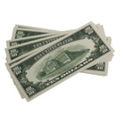 Series 1980s $10 Full Print Prop Money Stack - Prop Movie Money