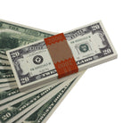 Series 1980s $20 Full Print Prop Money Stack - Prop Movie Money