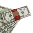 Series 1980s $5 Full Print Prop Money Stack - Prop Movie Money