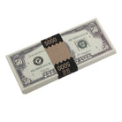 Series 1980s Mix $17,000 Blank Filler Prop Money Package - Prop Movie Money