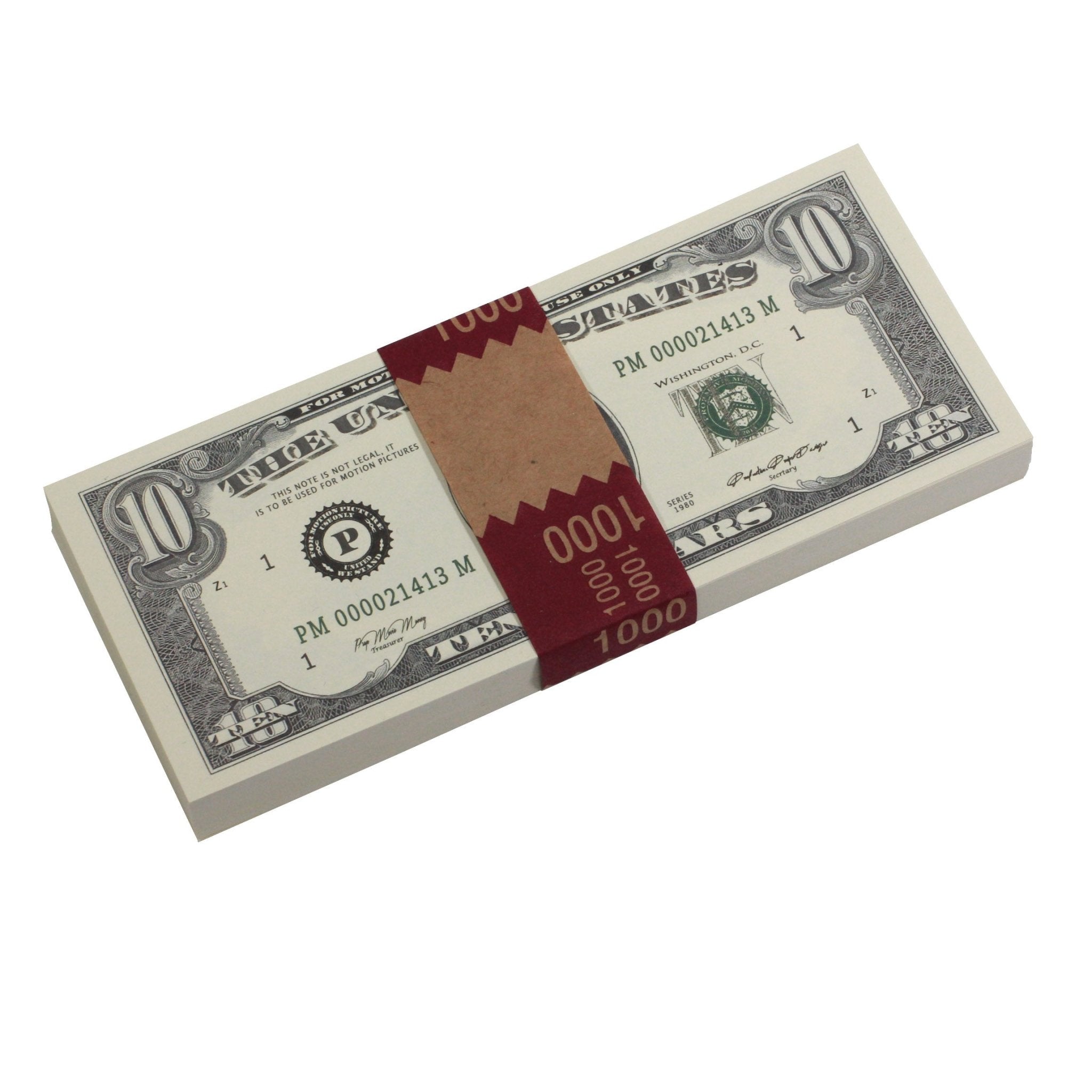 Series 1980s Mix $18,500 Blank Filler Prop Money Package - Prop Movie Money