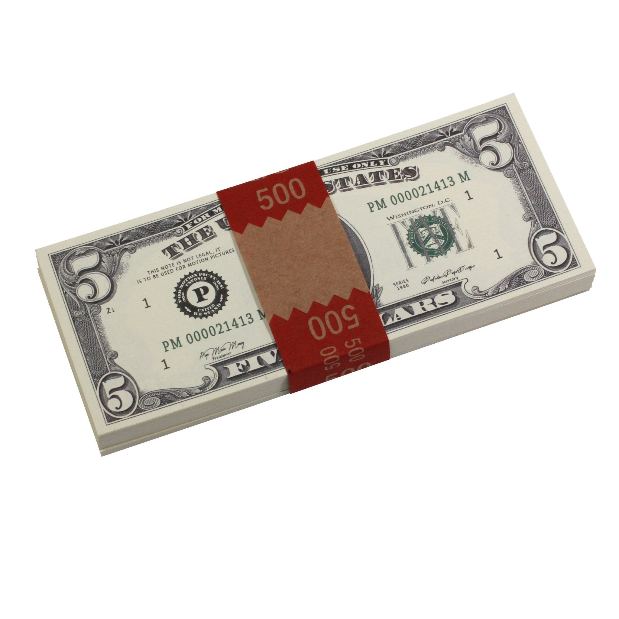 Series 1980s Mix $18,500 Blank Filler Prop Money Package - Prop Movie Money