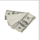 Series 2000s $500,000 Aged Blank Filler Briefcase - Prop Movie Money