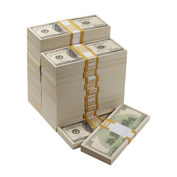 2000 Series $250,000 Blank Filler Prop Money Bundle - Prop Movie Money
