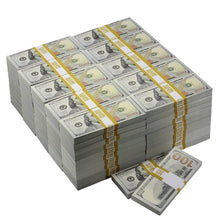 Load image into Gallery viewer, New Series $1,000,000 Blank Filler Prop Money Package - Prop Movie Money